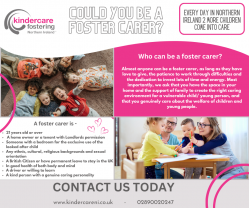 Kindercare Fostering Northern Ireland